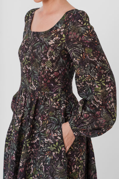 Carmen Dress, Long Sleeve, Venice Floral#color_venice-floral