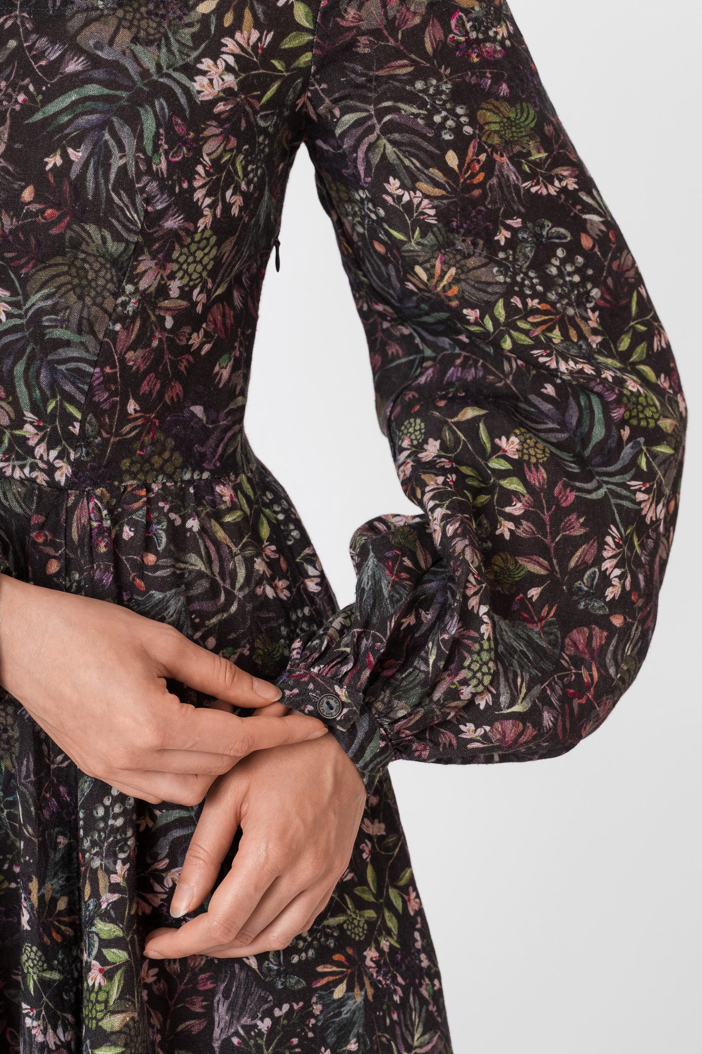 Carmen Dress, Long Sleeve, Venice Floral#color_venice-floral