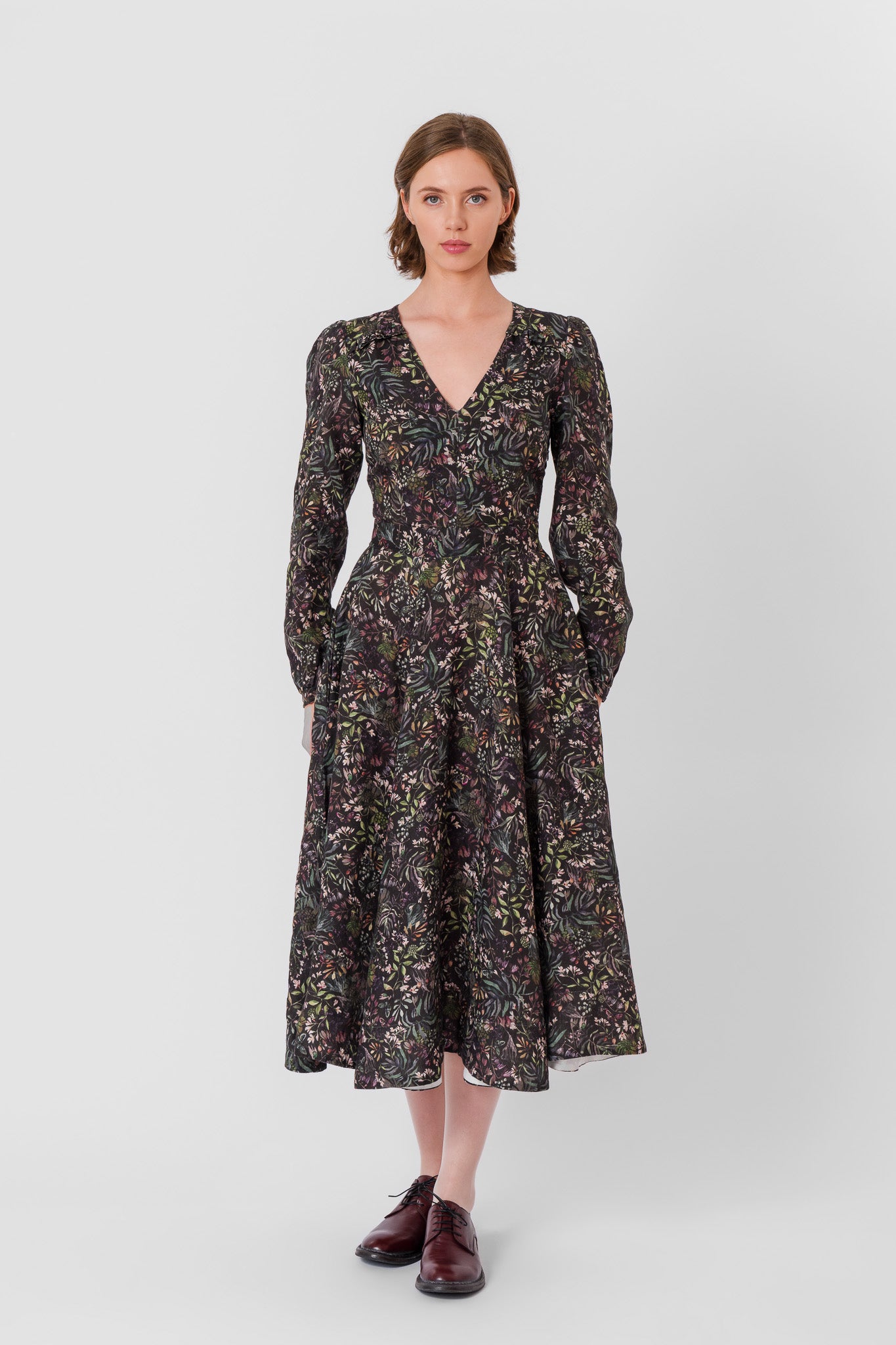 Bridget Dress, Long Sleeve,#color_venice-floral