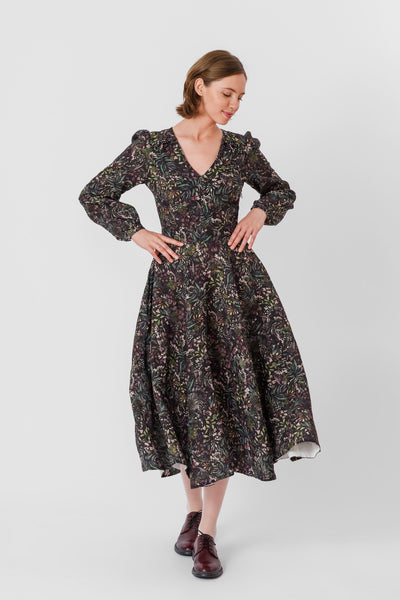 Bridget Dress, Long Sleeve,#color_venice-floral