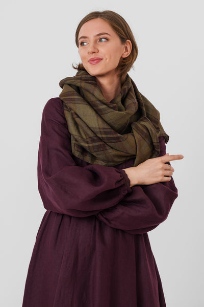 Palisandra Scarf, Oak Tartan#color_oak-tartan