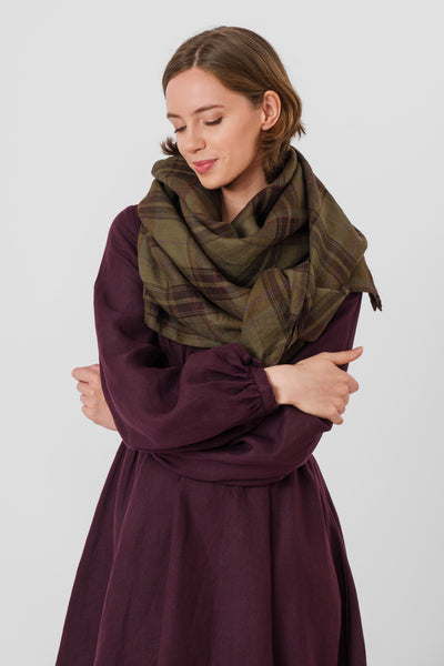 Palisandra Scarf, Oak Tartan#color_oak-tartan