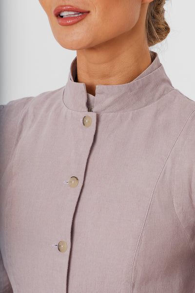 Peplum Vest, Sleeveless, Gentle Lilac#color_gentle-lilac