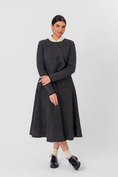 Crop Sweater, Wool, Charcoal Grey#color_charcoal-grey