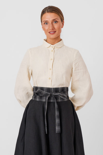 Ribbon Belt, Black Tartan#color_black-tartan