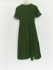 Emerald Green Kleid mit Schmetterlingsärmeln