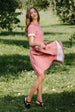 Mini Classic Dress, Short Sleeve, Vinatge Pink#color_vintage-pink