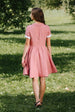 Mini Classic Dress, Short Sleeve, Vinatge Pink#color_vintage-pink