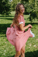 Mini Classic Dress, Short Sleeve, Vinatge Pink#color_vintage-pink