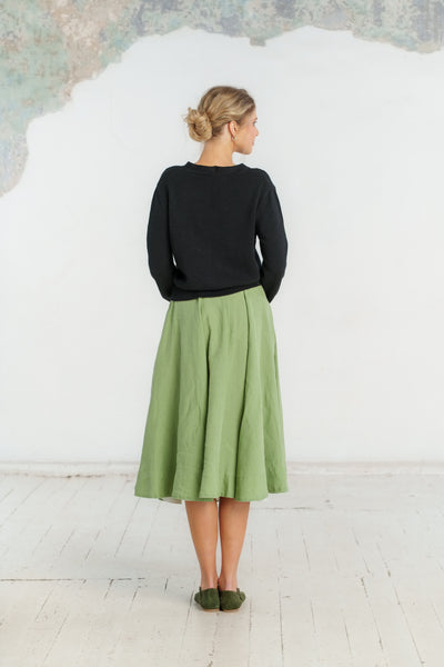 Elaine Cardigan, Long Sleeve, Black Pansy#color_black-pansy