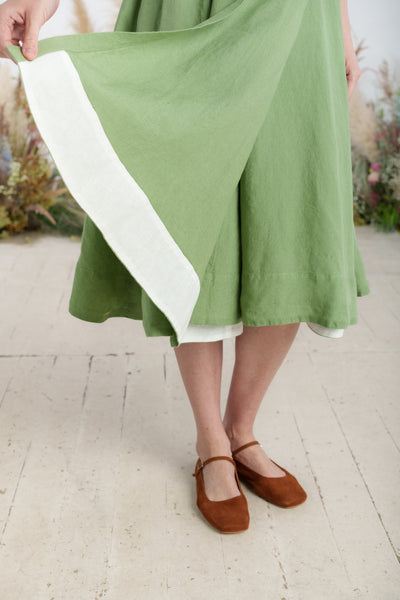 Wrap Dress, Short Sleeve, Matcha Latte
#color_matcha-latte