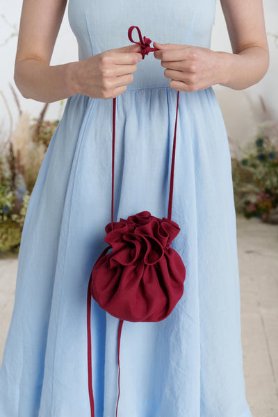 Flower Bag, Marsala Red
#color_marsala-red