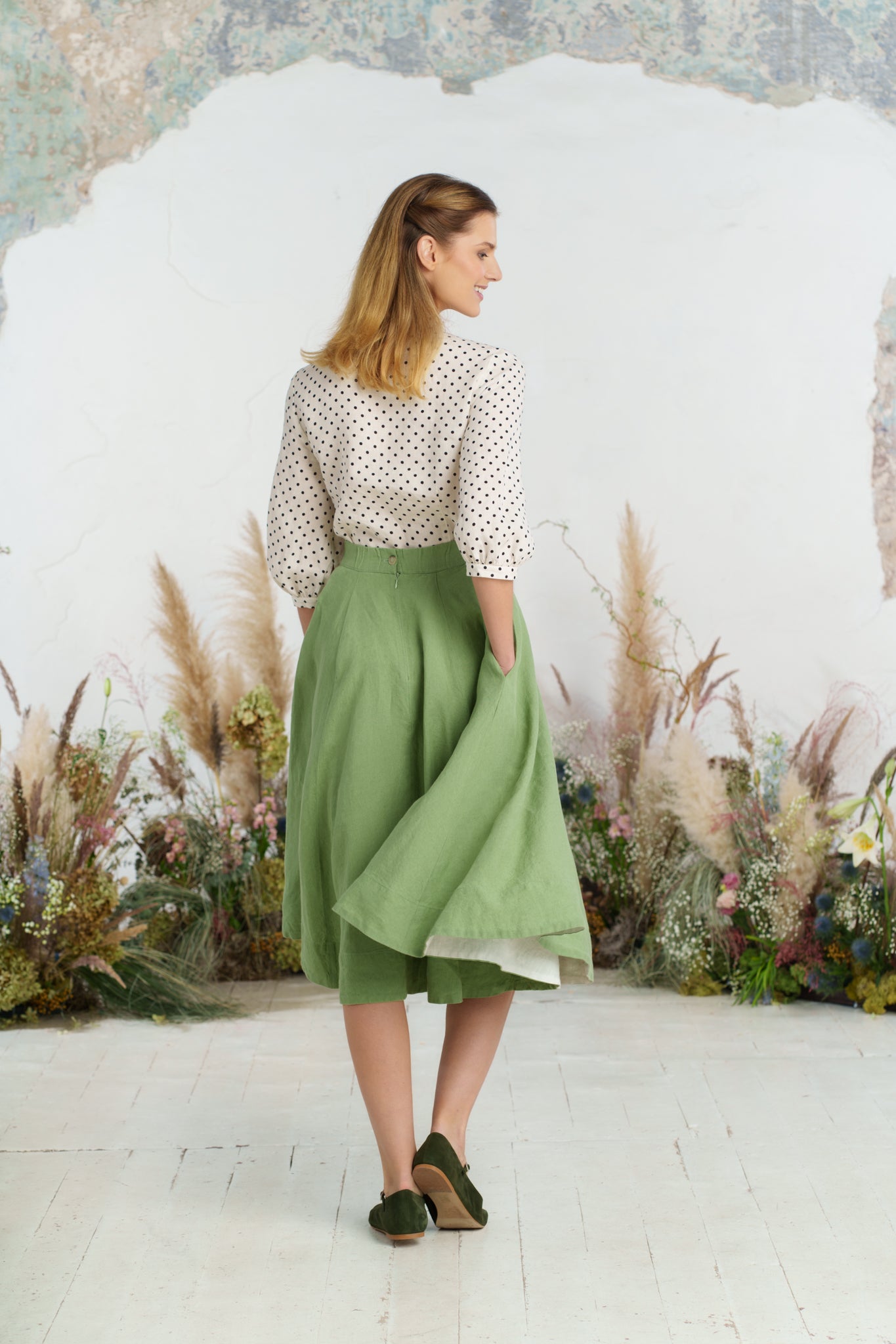 Classic Skirt, Matcha Latte
#color_matcha-latte