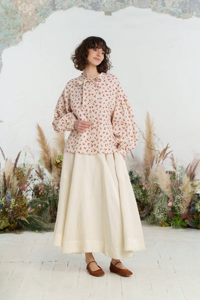 Clementine Shirt, Long Sleeve, Mon Chéri
#color_mon-cheri