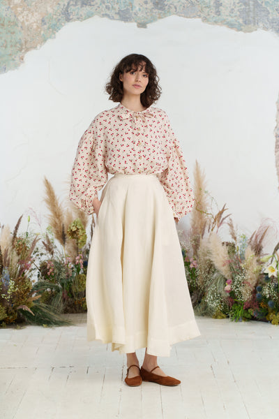Clementine Shirt, Long Sleeve, Mon Chéri
#color_mon-cheri