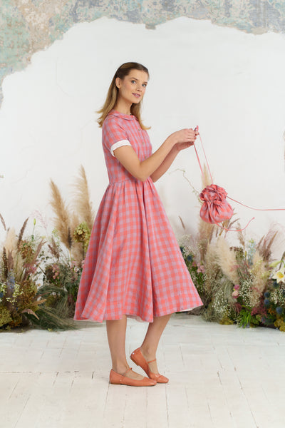 Flower Bag, Pink Gingham
#color_pink-gingham