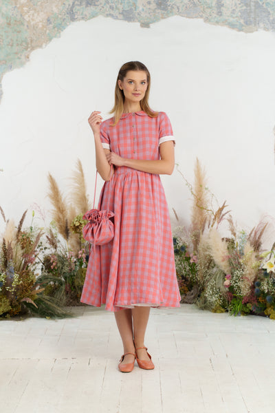 Flower Bag, Pink Gingham
#color_pink-gingham
