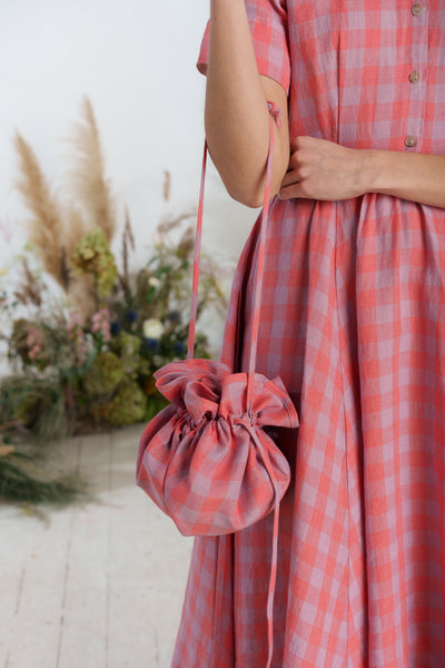 Flower Bag, Pink Gingham
#color_pink-gingham