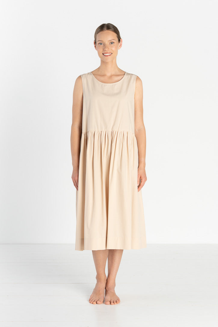 Petticoat, Sleeveless, Beige
#color_beige