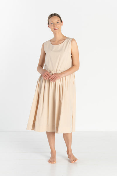 Petticoat, Sleeveless, Beige
#color_beige