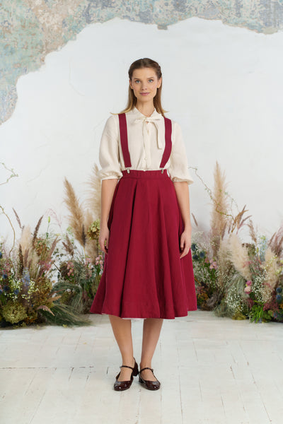 Suspenders, Marsala Red
#color_marsala-red
