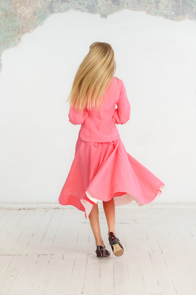 Wrap Skirt, Peony Pop
#color_peony-pop