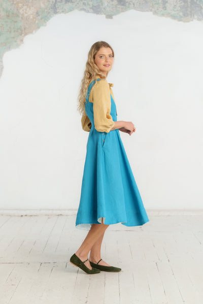 Pinafore Dress, Sleeveless, Hawaiian Ocean
#color_hawaiian-ocean