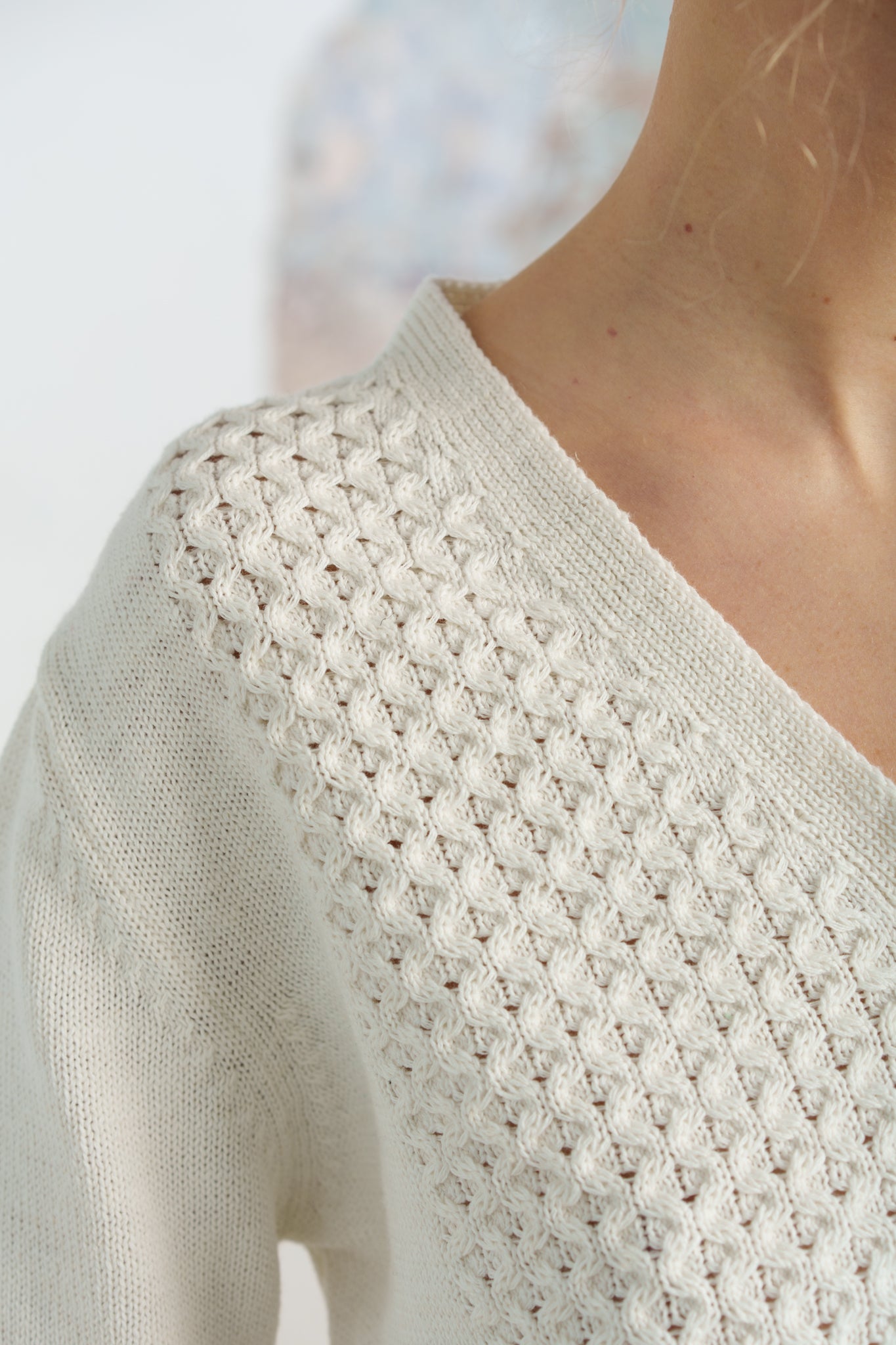 Elaine Cardigan, Long Sleeve, White Magnolia #color_white-magnolia