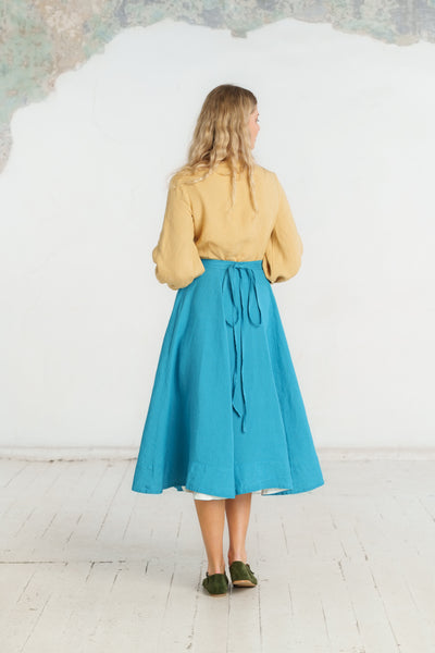 Wrap Skirt, Hawaiian Ocean
#color_hawaiian-ocean