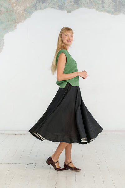 Elaine Vest, Sleeveless, Matcha Latte #color_matcha-latte