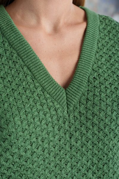 Elaine Vest, Sleeveless, Matcha Latte #color_matcha-latte