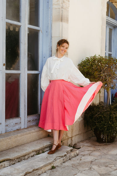 Wrap Skirt, Peony Pop
#color_peony-pop