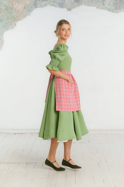 Meadow Apron, Pink Gingham#color_pink-gingham