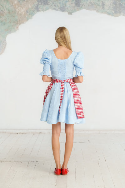 Meadow Apron, Red Gingham#color_red-gingham