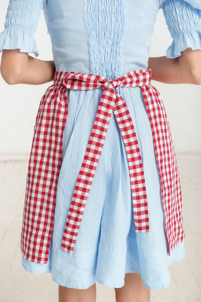 Meadow Apron, Red Gingham#color_red-gingham