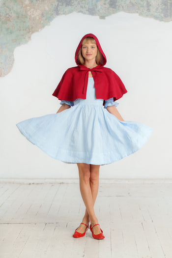Mini Daisy Cape, Red Poppy#color_red-poppy