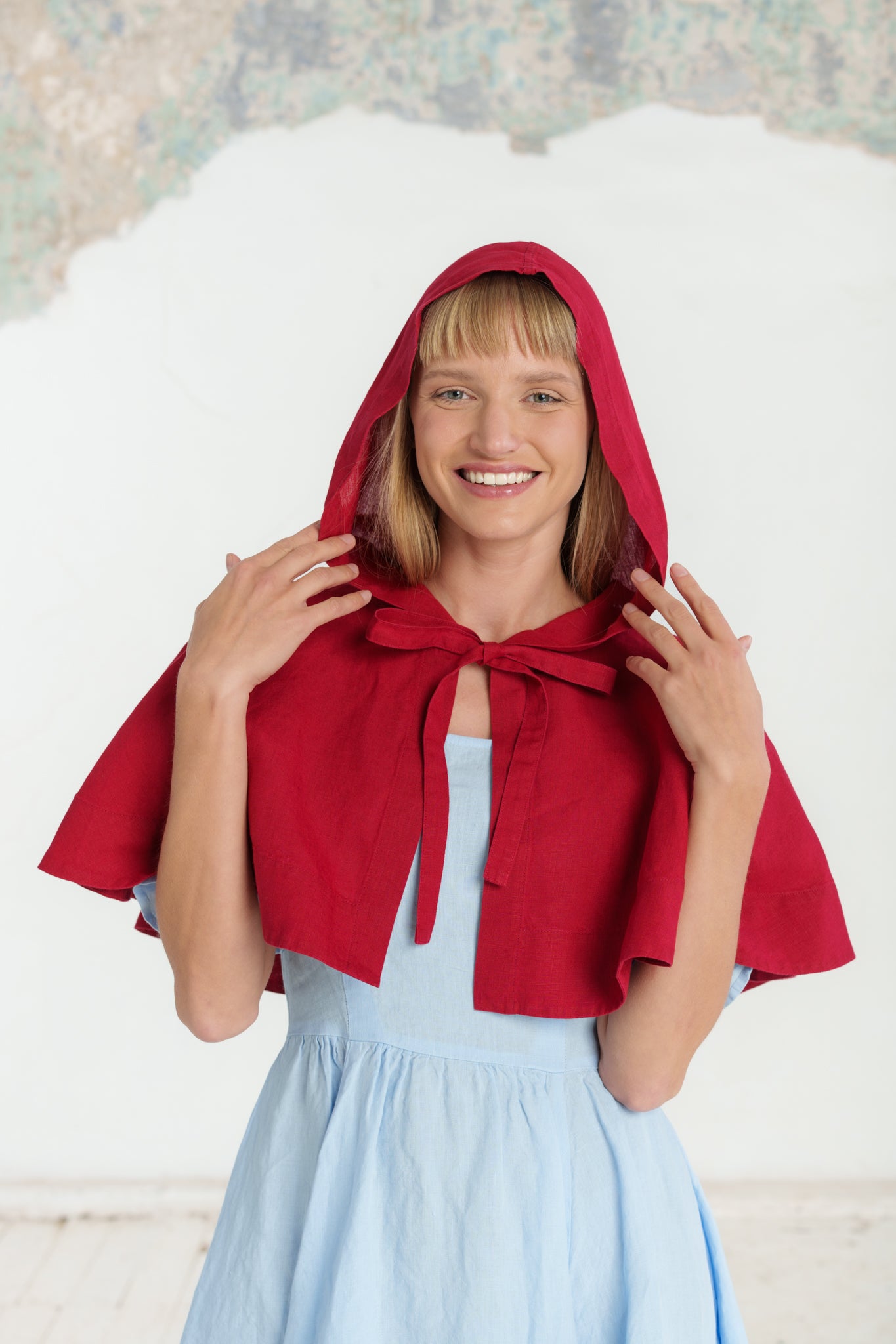 Mini Daisy Cape, Red Poppy#color_red-poppy