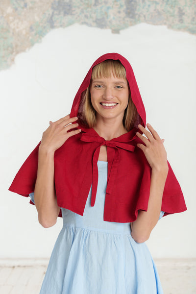 Mini Daisy Cape, Red Poppy#color_red-poppy