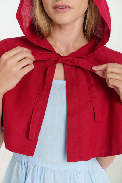 Mini Daisy Cape, Red Poppy#color_red-poppy