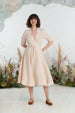 Darcy Dress, Short Sleeve, Seashell White#color_seashell-white