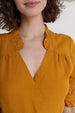 Darcy Dress, Short Sleeve, Marigold#color_marigold