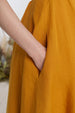 Darcy Dress, Short Sleeve, Marigold#color_marigold