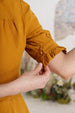 Darcy Dress, Short Sleeve, Marigold#color_marigold