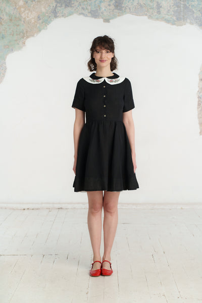 Peter Pan Collar, Embroidery#color_wildwood