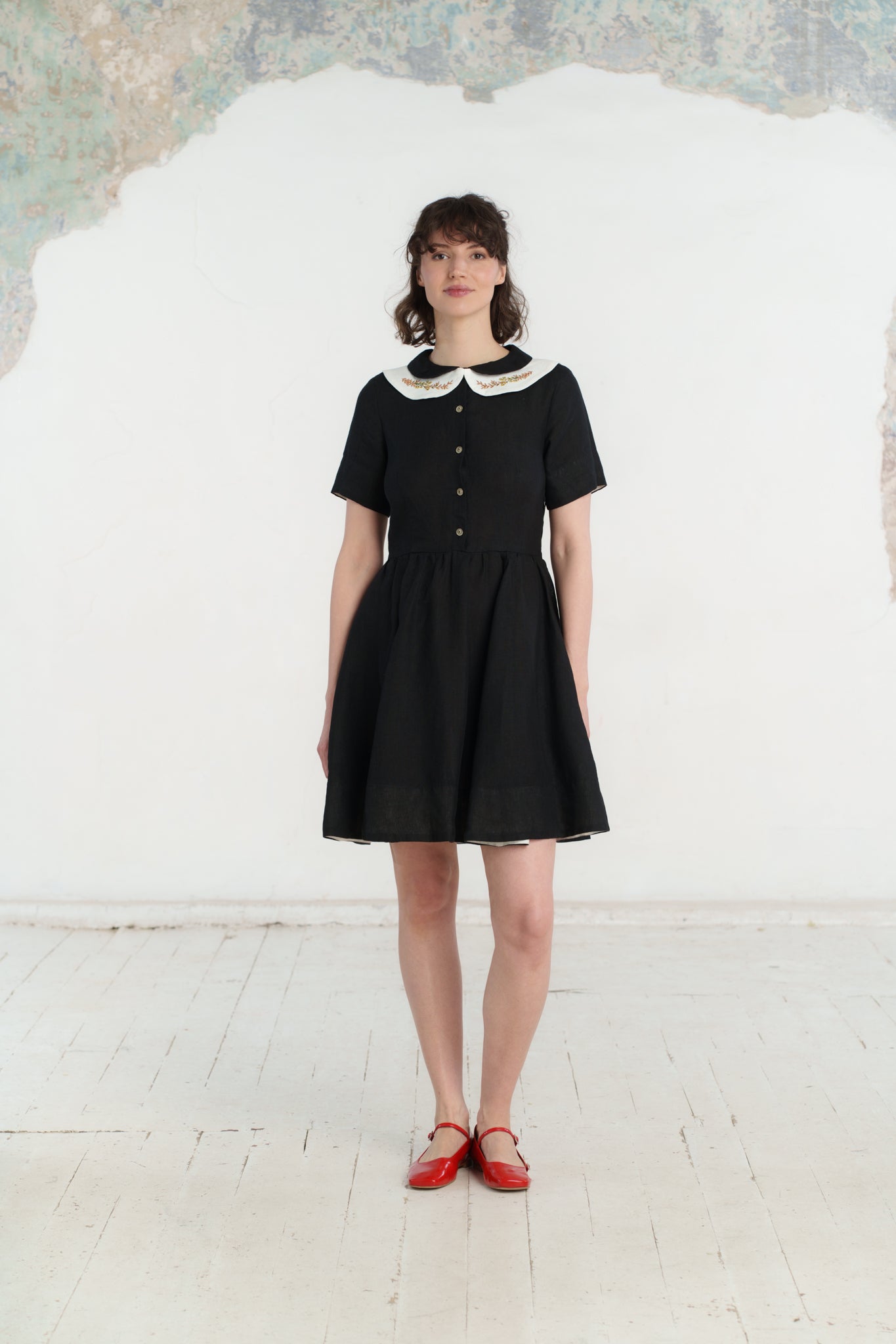 Peter Pan Collar, Embroidery#color_golden-fields