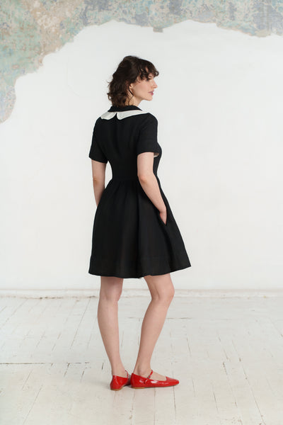 Peter Pan Collar, Embroidery#color_hazelnut