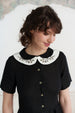 Peter Pan Collar, Embroidery#color_hazelnut