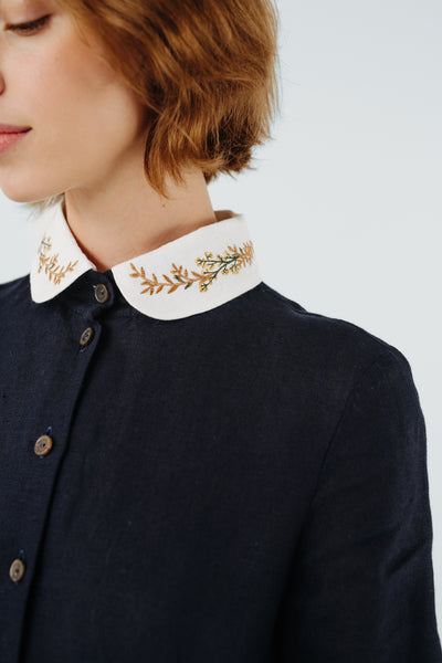 Sophie Collar, Embroidery#color_golden-fields