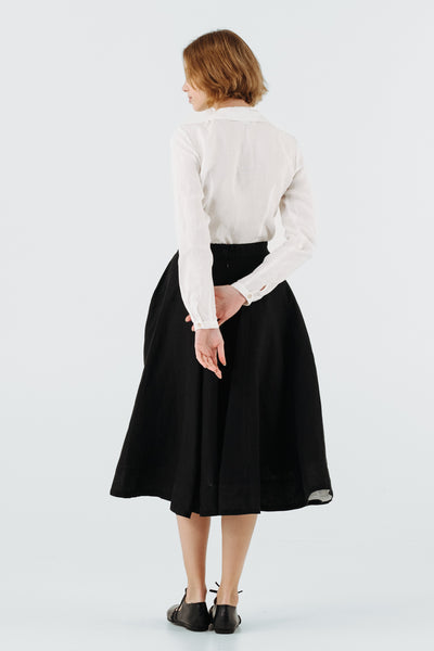 Classic Shirt, Long Sleeve, Embroidered Collar#color_golden-fields