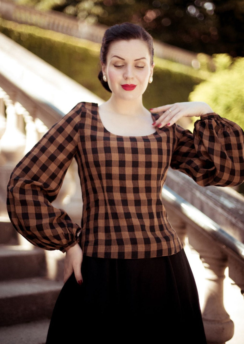Carmen Top, Long Sleeve, Son de Flor